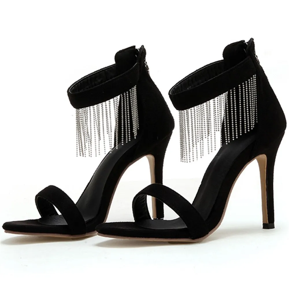 Insicre/Новинка женская обувь босоножки на тонком высоком каблуке Модные Цветные