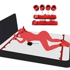 Эротические аксессуары SM взрослые игры секс-игрушки для женщин запястья и лодыжки манжеты под кроватью БДСМ бандаж нейлоновые секс наручники