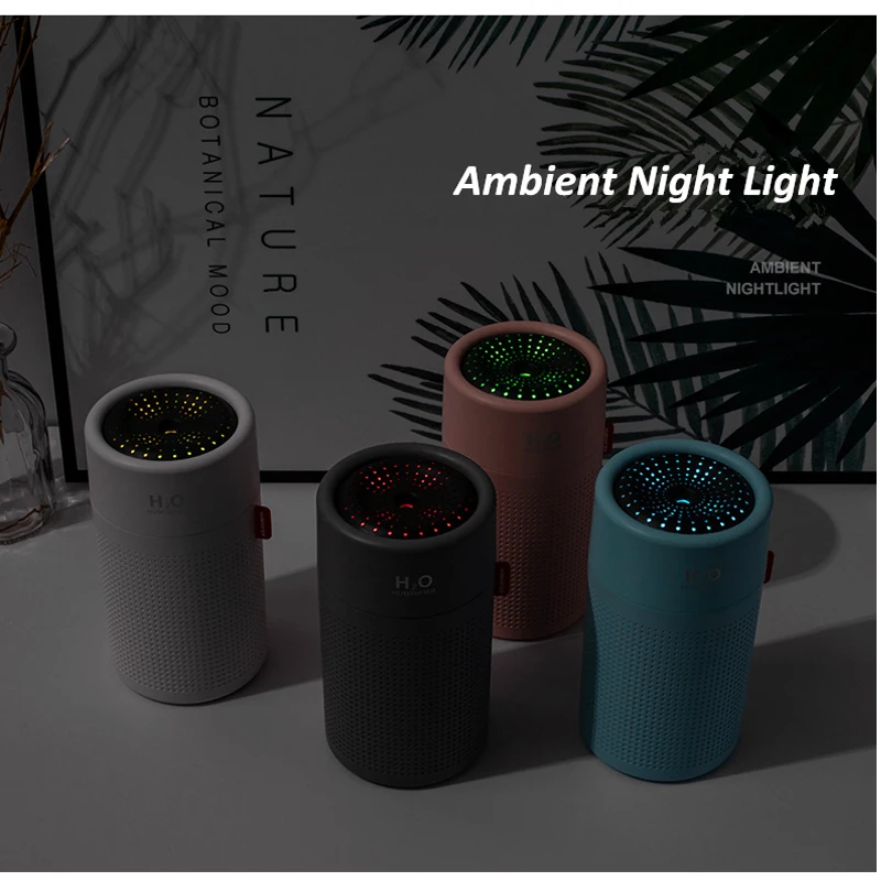 Увлажнитель воздуха ультразвуковой аккумуляторный 750 мл 2000 мАч|Увлажнители