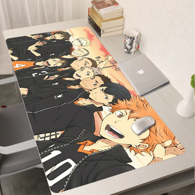

Mousepad XXL HD Home New keyboard pad Mouse Mat Desk Mats Haikyuu Gamer Natural Rubber Office Anti-slip Laptop Table Mat