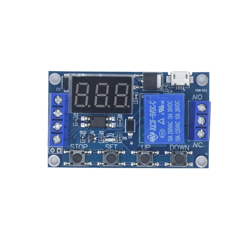 6-30V Модуль реле переключатель Время задержки срабатывания цепи таймер цикла