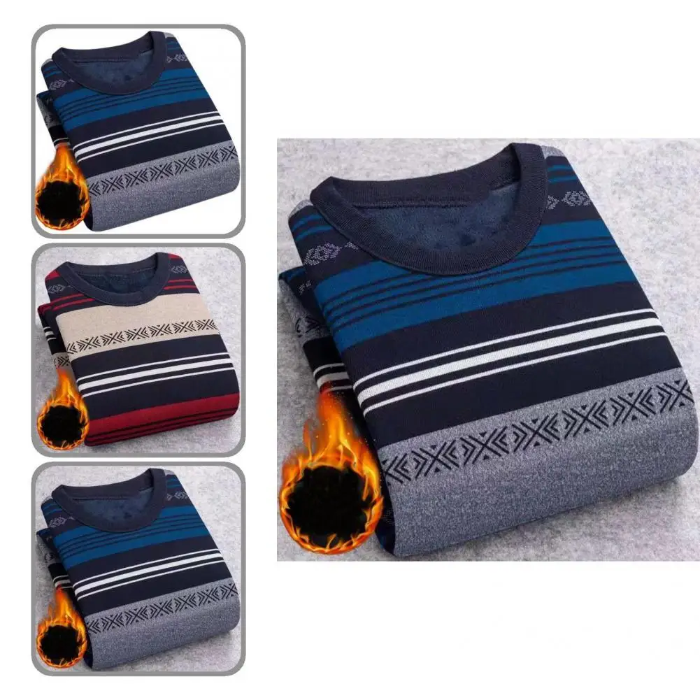 

Autumn Shirt Round Neck Casual Plush Thermal Autumn Shirt Shirt for Home