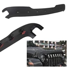 Автомобильный защитный козырек для Jeep Wrangler JL матовый черный хорошее качество ABS