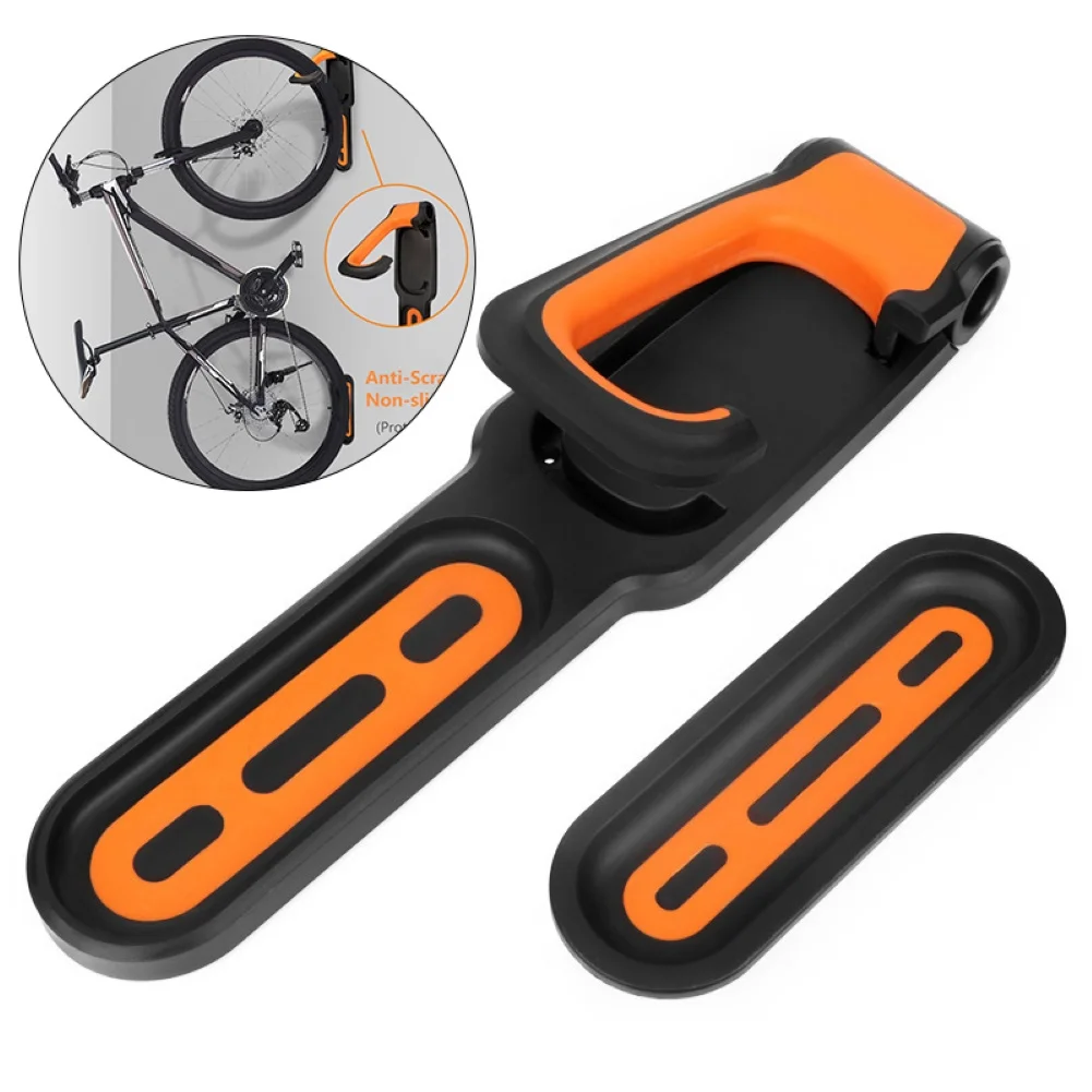 Регулируемая экономящая пространство подвесная стойка для велосипеда настенная