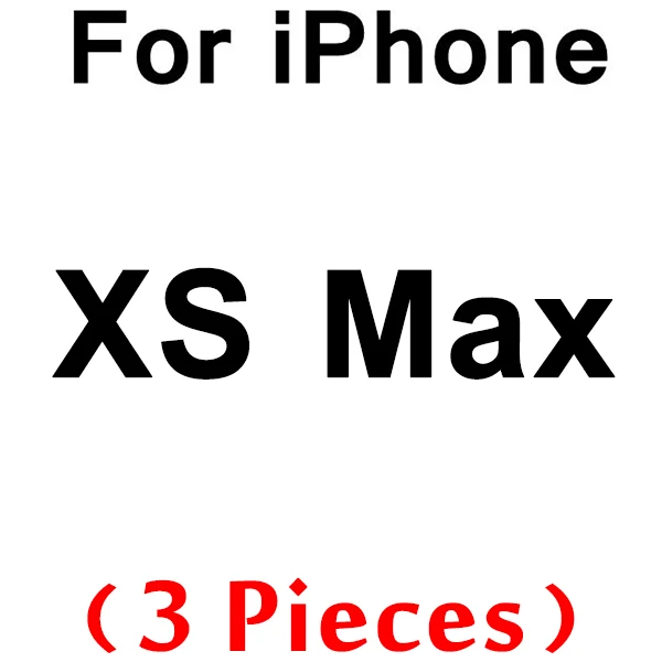 3 шт 0,26 мм закаленное стекло для iPhone 11 Pro X XR 8 7 6 6s стекло протектор экрана для iPhone 11 7 8 Plus XS Max защитное стекло - Цвет: for iPhone XS Max