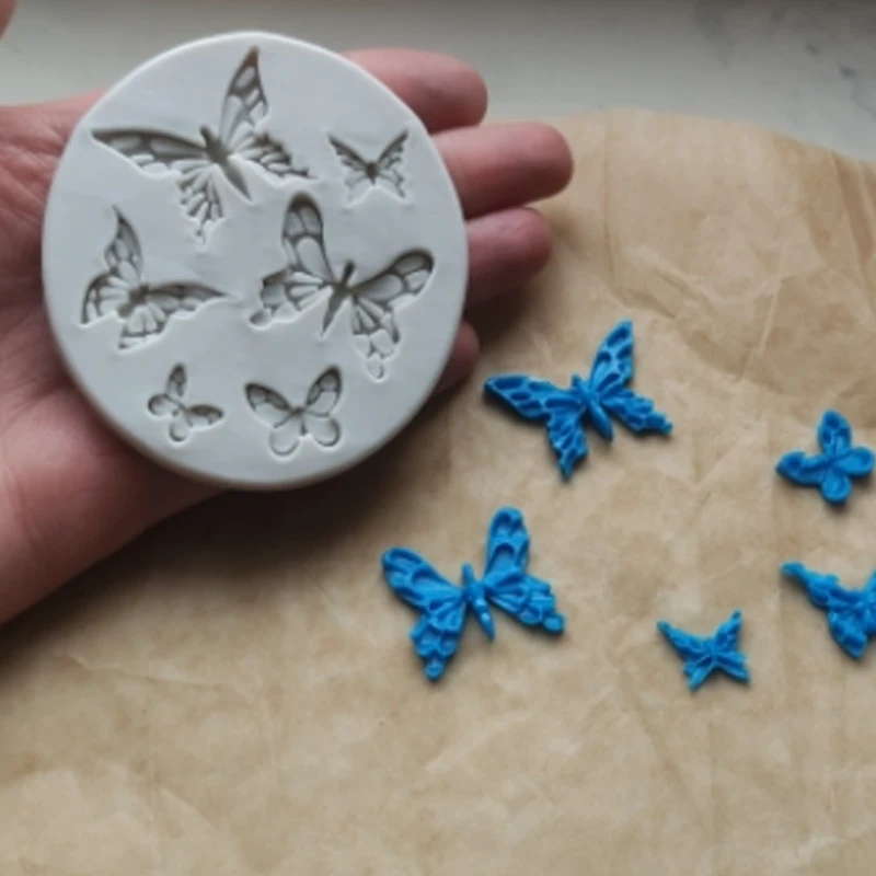 

Butterfly Fondant Silicone Mold Sugarcraft Wedding Cake Decorating Tools Resin Chocolate Molds Mold For Baking