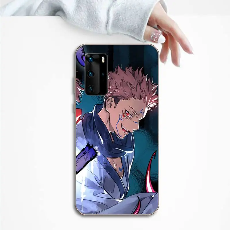 

Jujutsu Kaisen Japan anime Phone Case Transparent for Huawei P honor 8 10i 20 30 40 smart 2019