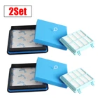 Фильтры Hepa двигателя для Philips FC8010 FC9331 FC9332, запчасти для робота-пылесоса, 2 шт., аксессуары