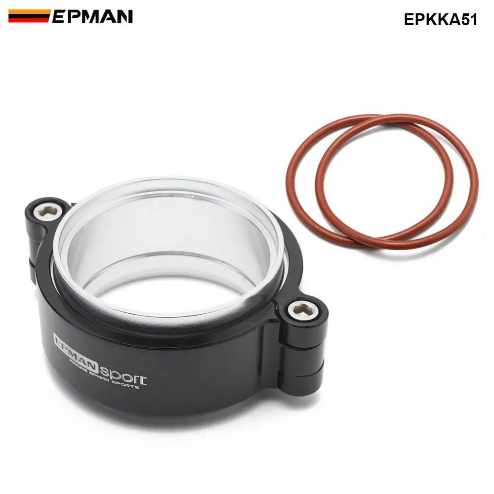 Черный Epman вытяжной V-band зажим высокого давления Алюминий для " OD Turbo/интеркулер трубы EPKKA51 - Цвет: Черный