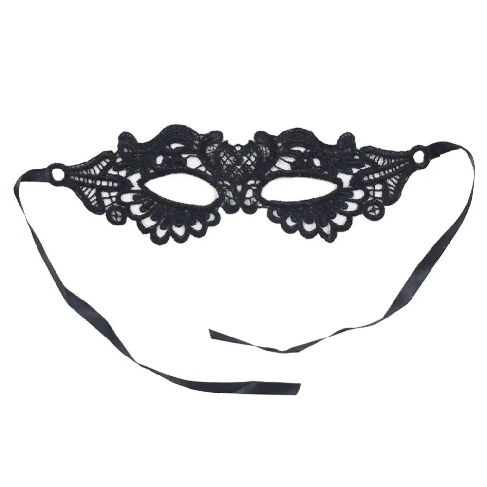 

Black Women Hollow Lace Masquerade Face Masks Princess Prom Party Props Costume Halloween Masquerade Masks Women Anime Cosplay