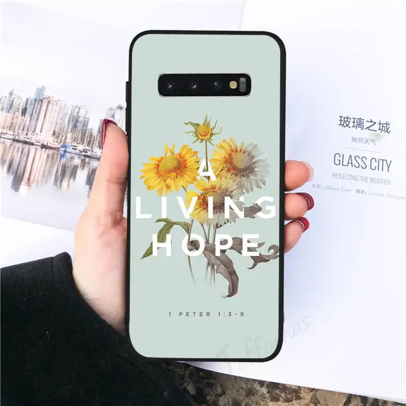 

bible Quotes Phone Case For Samsung galaxy S 8 9 10 20 21 30 A 30 50 51 70 note 10 plus Ultra 5g