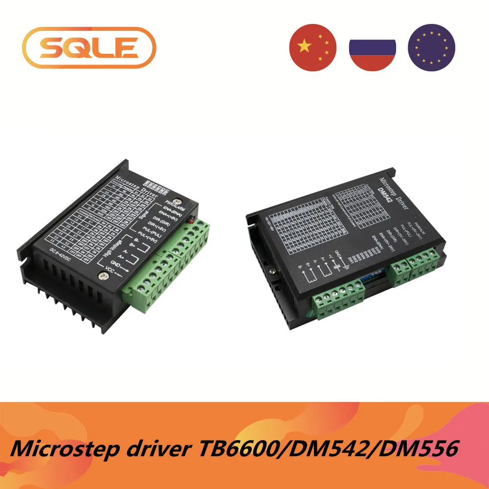 Драйвер для шагового двигателя TB6600 9 42 в 4A/DM542 20 50 4 2 а/DM556 5 6 А Nema17 Nema23 Nema24|Драйвер