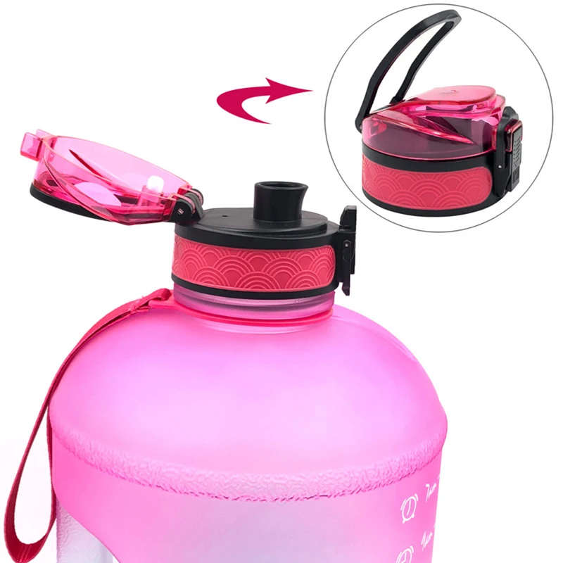 Пластиковые бутылки для воды с широким горлышком объемом л соломинкой без БФА