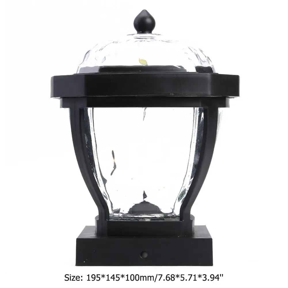 

Antirust Waterproof IP65 Solar LED Pillar Lights ABS PVC Stigma Optical Sensing Lighting for Outdoor Courtyards Street