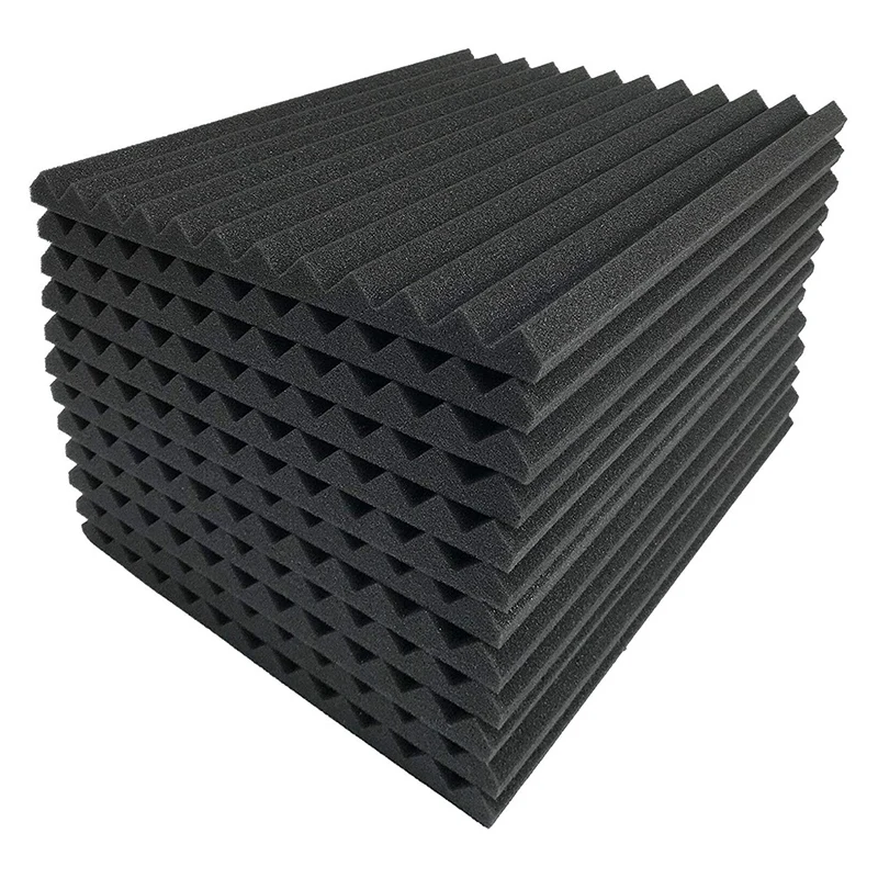 

12 шт., звукоизоляционные панели, 2,5x30x30 см