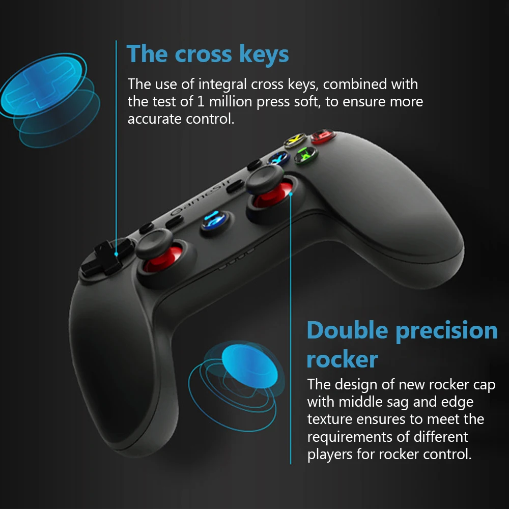2 4G контроллер геймпад Android беспроводной джойпад с OTG конвертером для PS3/смартфона