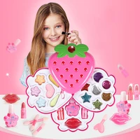 kids makeup kit princess make up toy cosmetic case fashion cosmetics palette for girls juguetes para ni%c3%b1as lbv