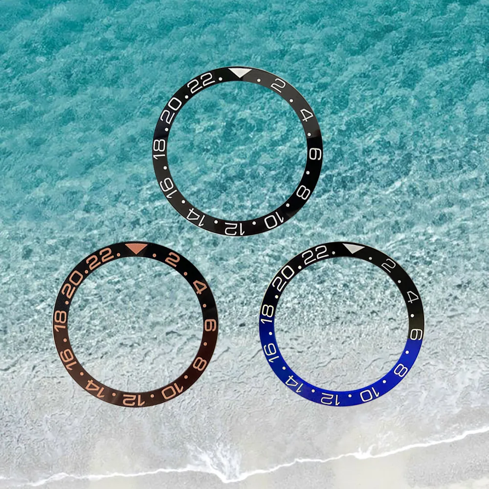 

Watch Accessories GMT Watch Bezel Ceramic Bezel Outer Ring Mouth Outer Diameter 38mm Inner Diameter 30.8mm for Rlx 40mm