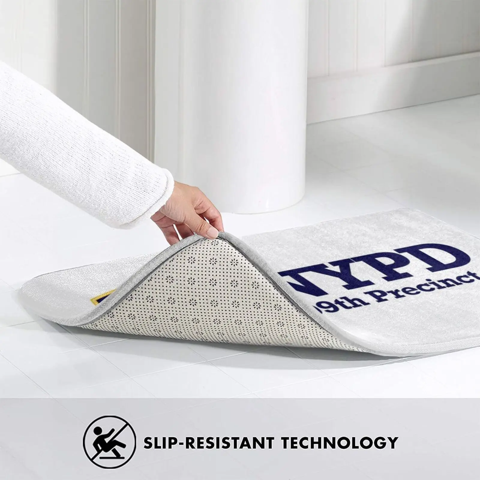 Коврик для коврика 99-й точности Мягкий Нескользящий ковер с розовым диазом