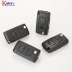 kutery 23 Кнопка Флип брелока автомобиля Shell чехол для Fiat Scudo Ulysse Fit Lancia Phedra HU83  VA2 клинка Ce0523 Ce0536 Заменить