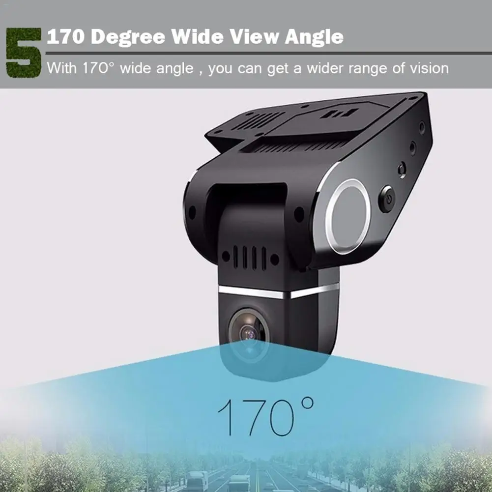 Автомобильный видеорегистратор Dashboard camera Dash Cam с двумя объективами C10s Plus Full HD 1080P 2," ЖК 170 градусов g-сенсор Видео Авто рекордер