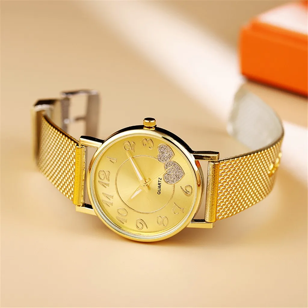 Последние Лучшие Модные женские наручные часы с ремешком-сеткой дикие творчески