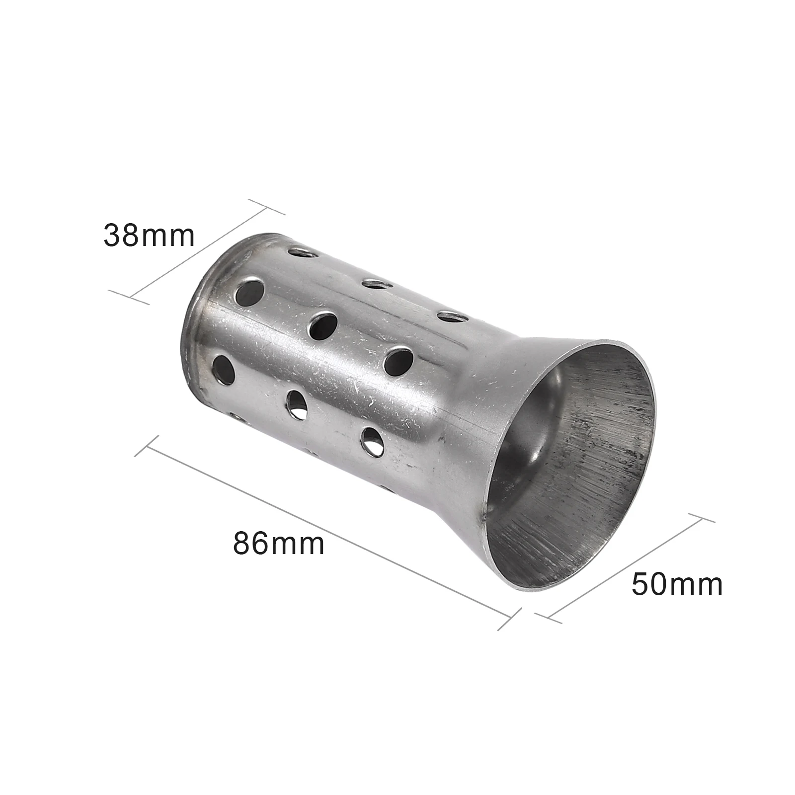 Justech 2 шт. 51 мм выхлопная труба для мотоцикла дБ тихий убийца универсальный