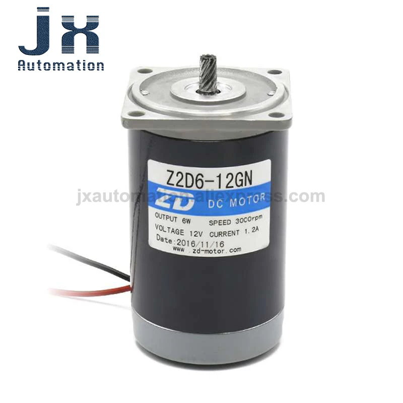 Z2d6-12gn-18sz2d6-24gn-18s-2gn12.5k da C.c. da Escova de zd 6w para o Equipamento Motor Eletrônico