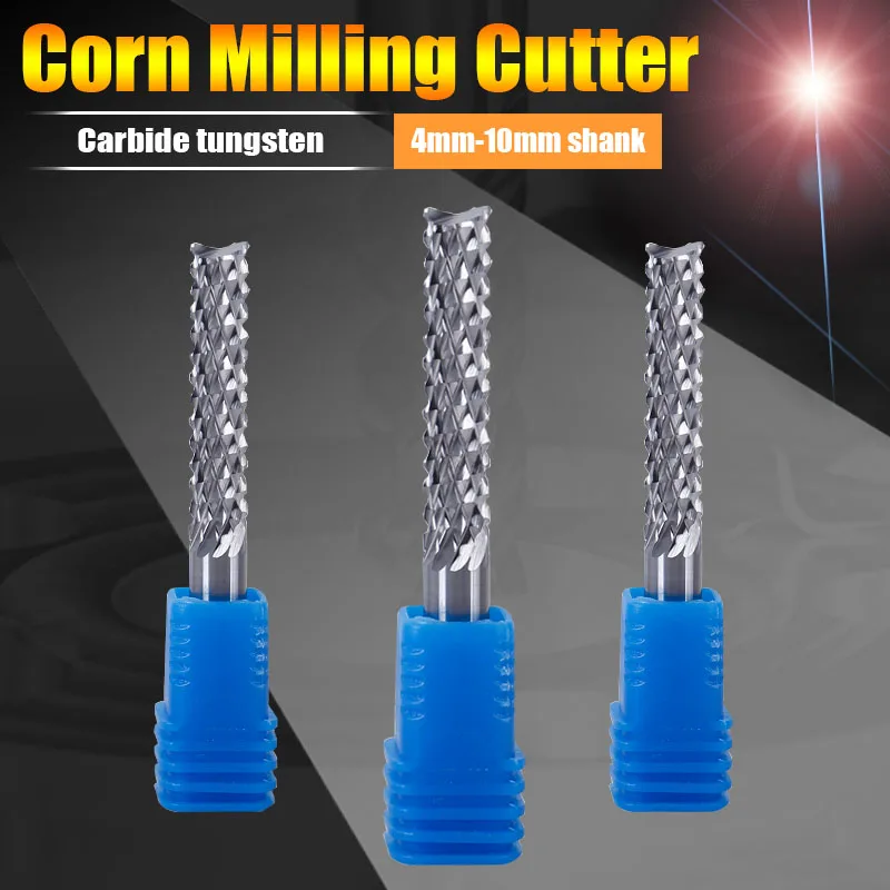 

CNC tools 3.175mm 4mm 6mm 8mm 10mm shank quality PCB cutting bit corn roughing end mills carbide tungsten steel milling cutter