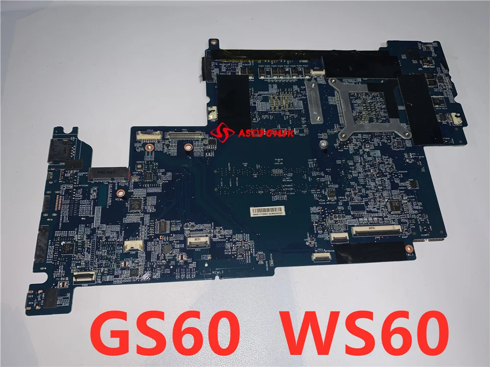 MS-16H81 REV 1.1 FOR MSI MS-16H8 GS60 WS60 LAPTOP MOTHERBOARD WITH I7-6700HQ CPU AND GTX960M GPU  100% Test Work