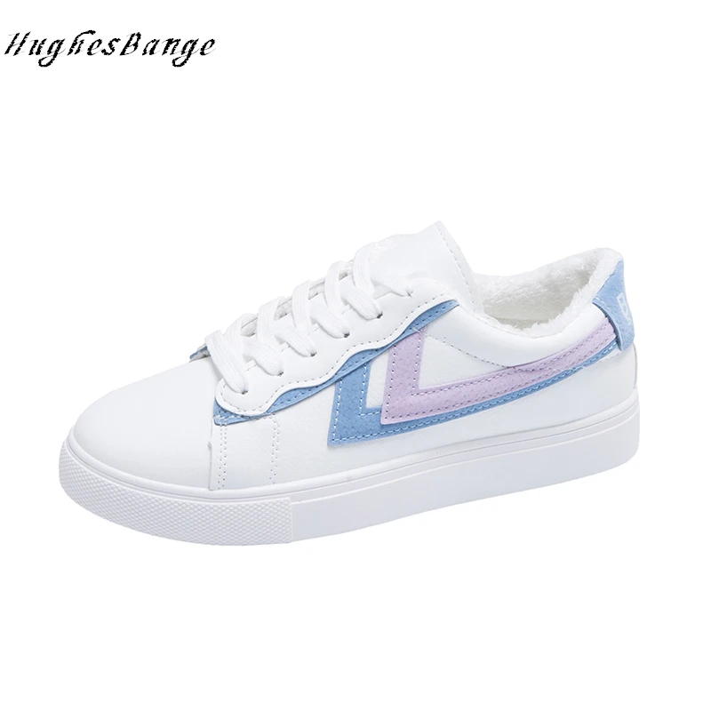 sneakers women Autumn winter new Shoes white Casual comfortable fashion Wild leather canvas tide Running outdoor sports training | Обувь