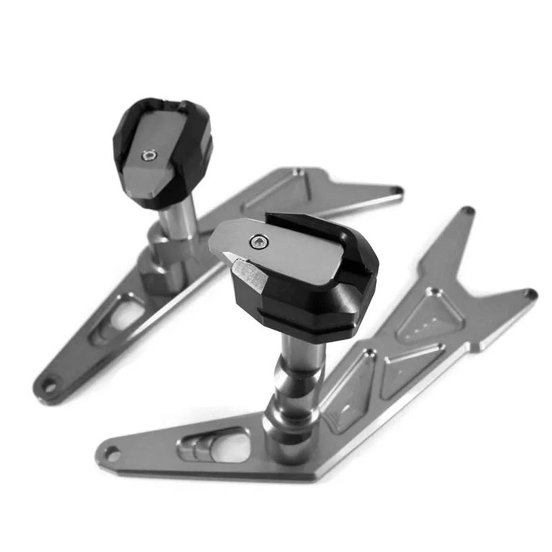 titanium Защитная рамка слайдер обтекатель для KAWASAKI NINJA250 NINJA300 2013- NINJA 250 300 мотоциклетные защита от падения - Цвет: titanium