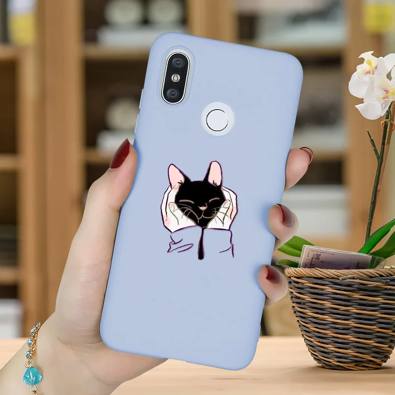 CCZSSWM Забавный мультяшный матовый Силиконовый чехол для Xiao mi Red mi Note 5 Чехол Red mi 5 Plus Note 7 6 6A PRO 5A чехол mi 8 Lite чехол s Red mi 7A - Цвет: CCZSSWM