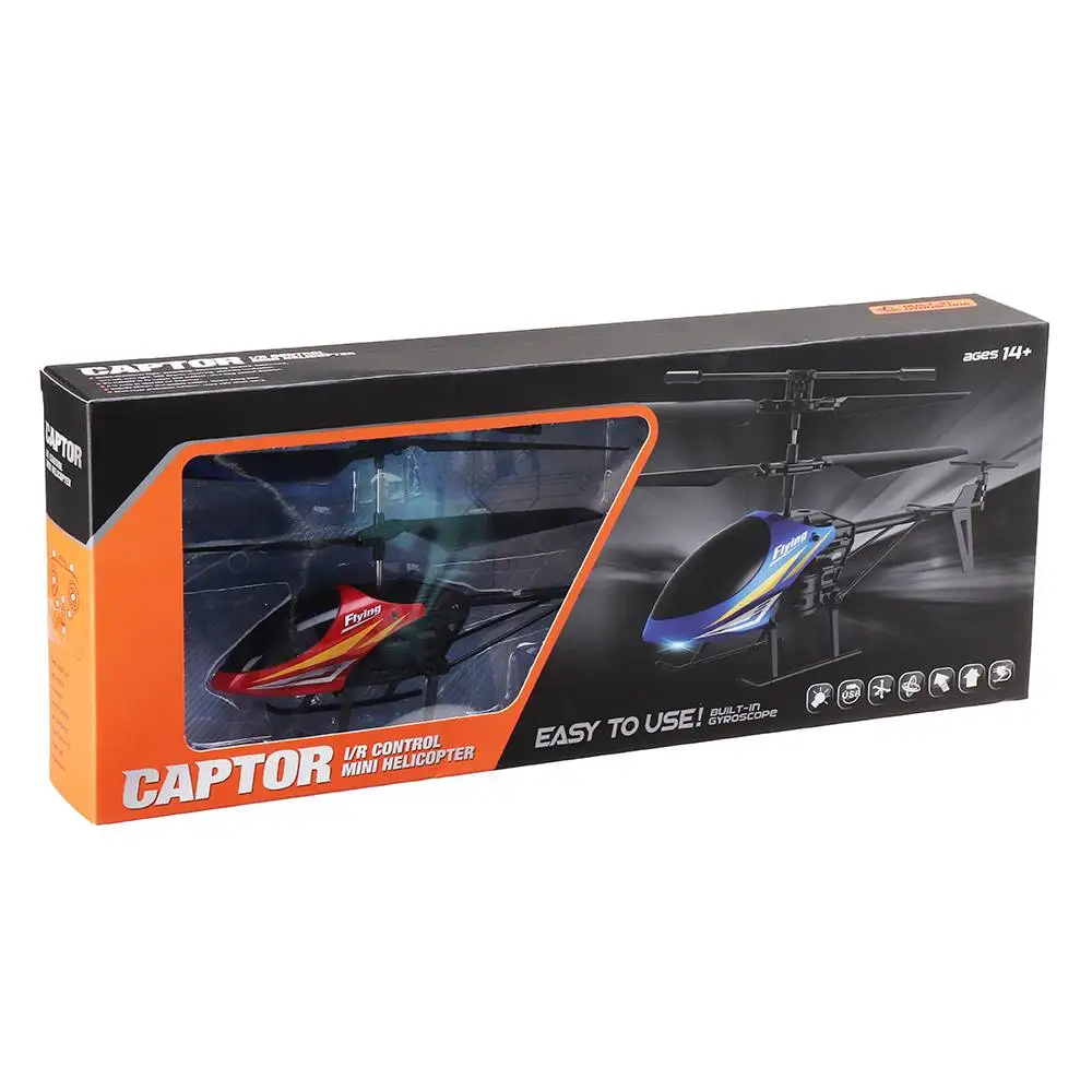 

37g SY003A/B 3.5CH One-key Takeoff Infrared Remote Control Helicopter Aircraft RTF for Boys Outdoor Model Toys Gifts
