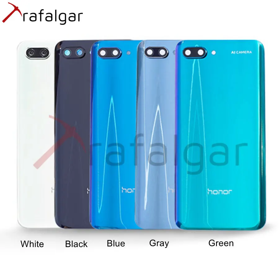 Крышка батарейного отсека для Huawei Honor 10 Задняя стеклянная крышка задняя панель