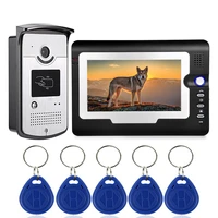 7 video door phone intercom system video doorbell 1 monitor door camera py 810meid11