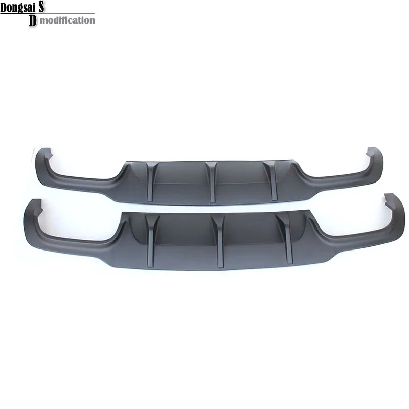 for Mercedes W204 C63 plastic PP rear bumper diffuser for 2012- benz C180 C200 C280 C300