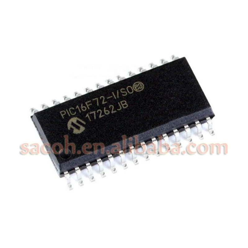 10 шт./лот новый оригинальный 8-битный КМОП-микроконтроллер SOP-28 PIC16F72-I/SO или PIC16F72-E/SO