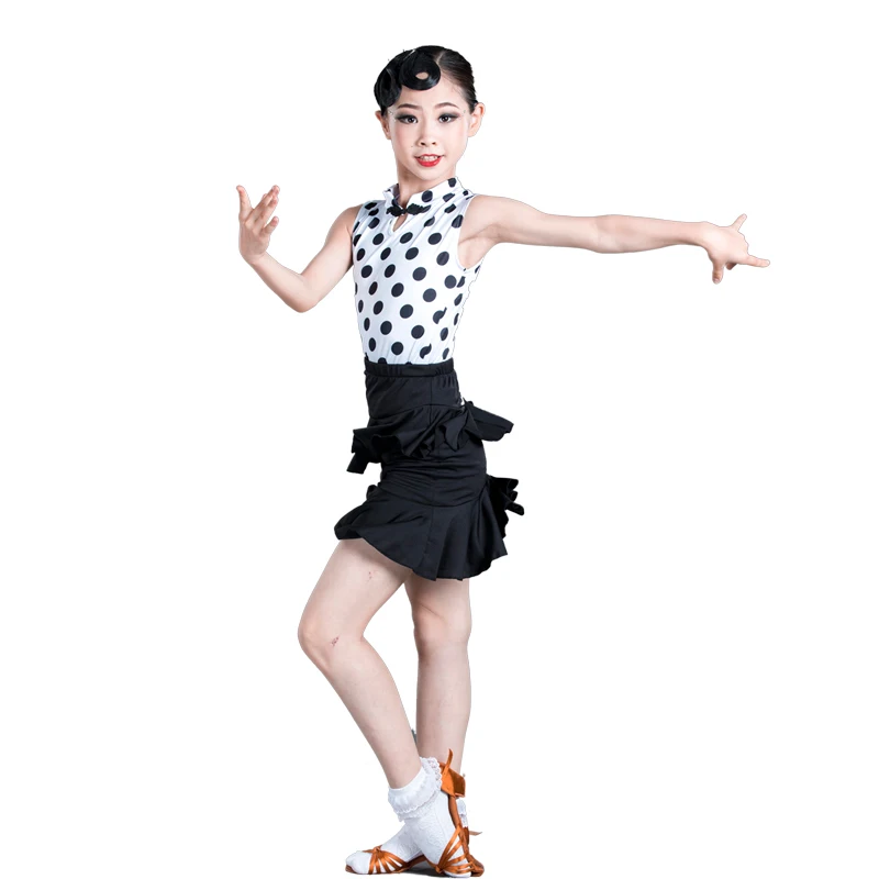 

Girls Latin Dance Dress Carnival dancewear Rumba costume Kids Salsa Ballroom Party Child Dancing dress wear clothes For Girls