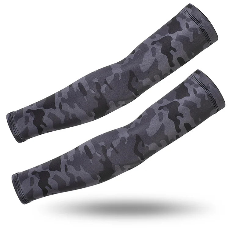 1 Pair Camouflage Arm Warmers Sun Uv Protection Arm Sleeves For Cycling Sports Bicycle Sunscreen Fishing Camping Arm Covers - Цвет: 06