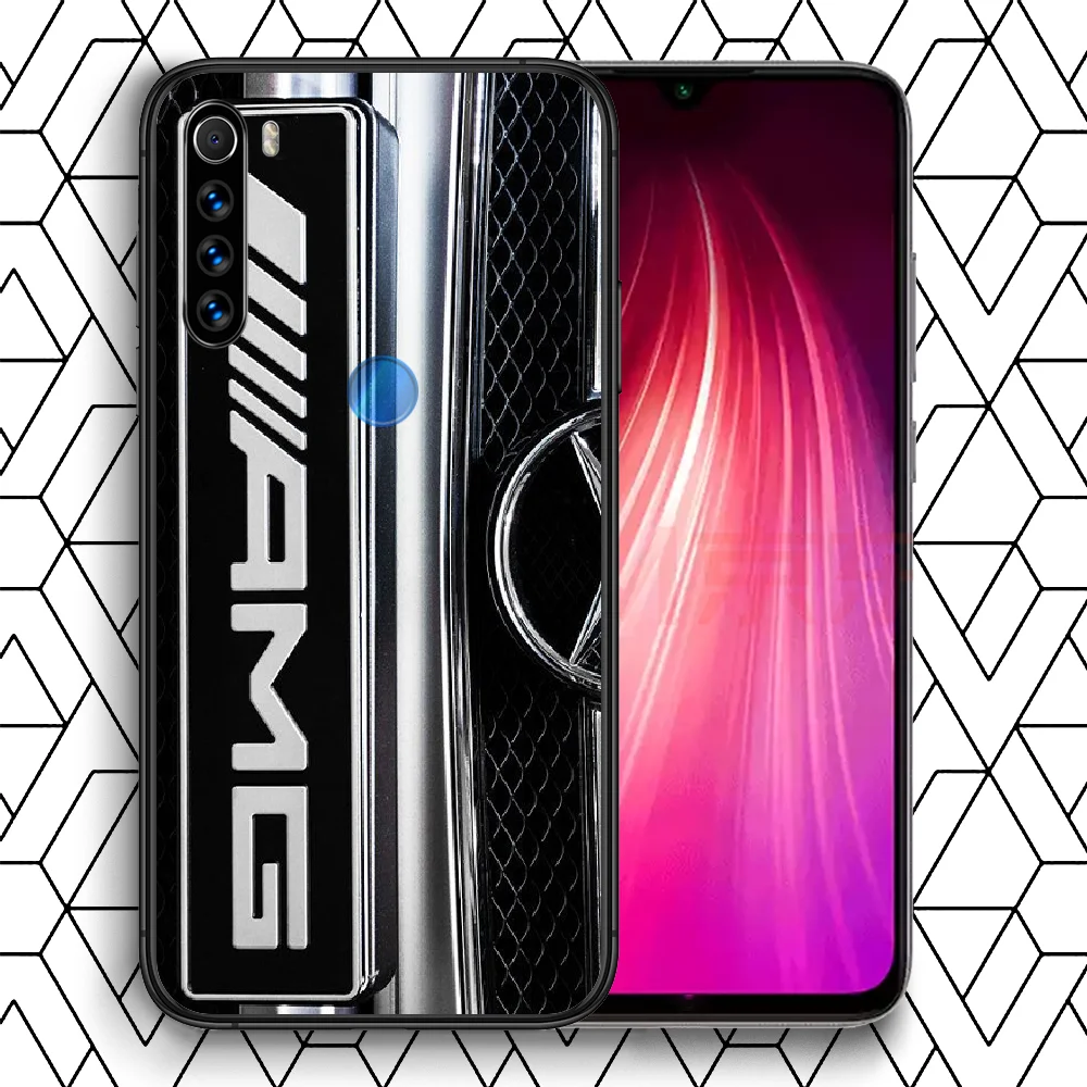 

Motorsport Amgs Tire Car Phone Case Cover Hull For XIAOMI Redmi 7 7a 8 8a 9 9a NOTE 6 7 8 8t 9 9s Pro Max 4X black Cover Luxury