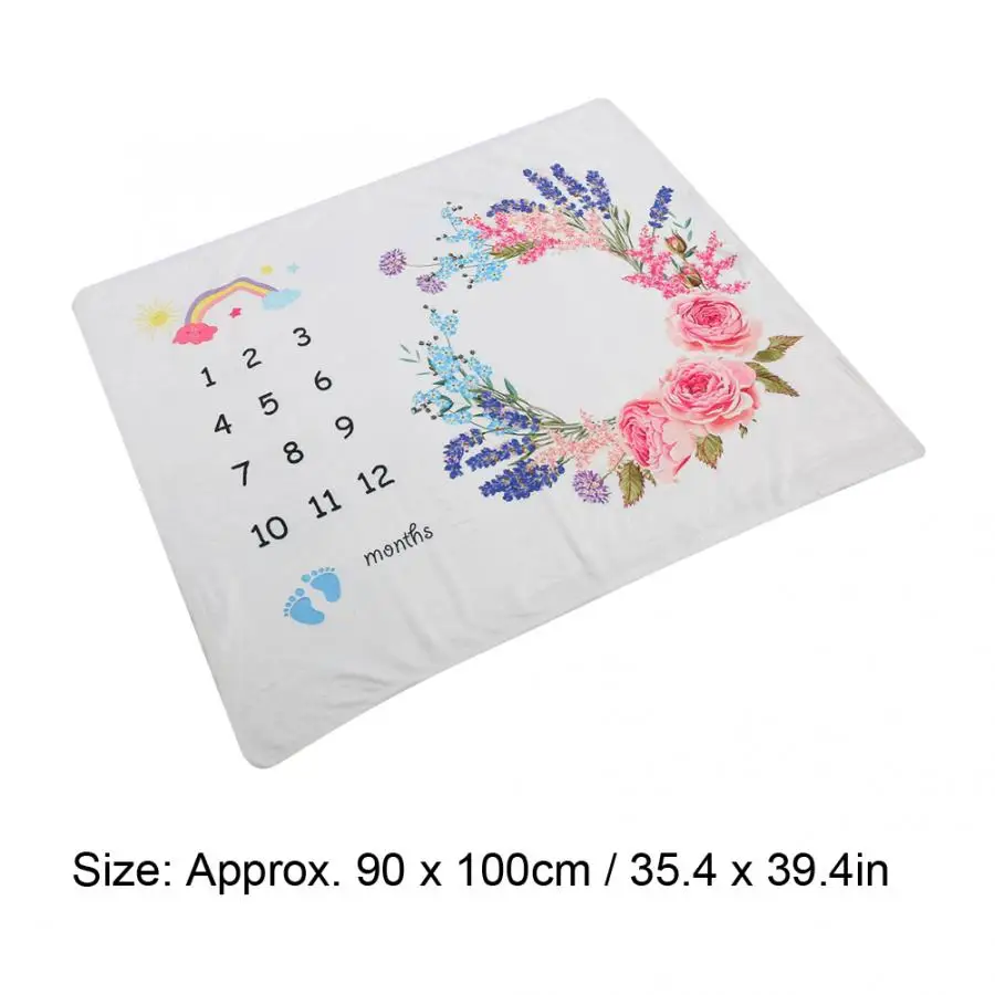 Фланелевое Пеленальное Одеяло для новорожденных одеяло ежемесячного роста