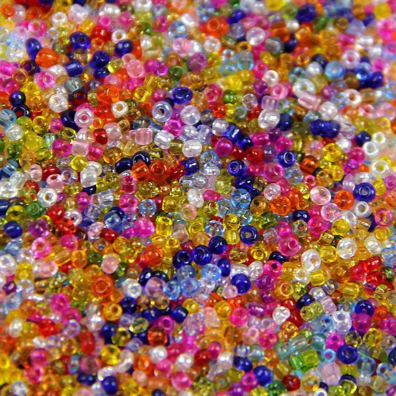 

800Pcs 2mm Round Faceted Crystal Czech Seed Glass Spacer beads Jewelry Making Necklace Bracelet Pendant DIY