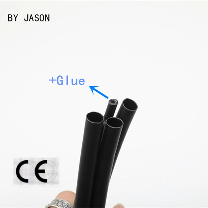 Термоусадочная трубка с клеевым покрытием 1 метр 4:1 двойная настенная комплект