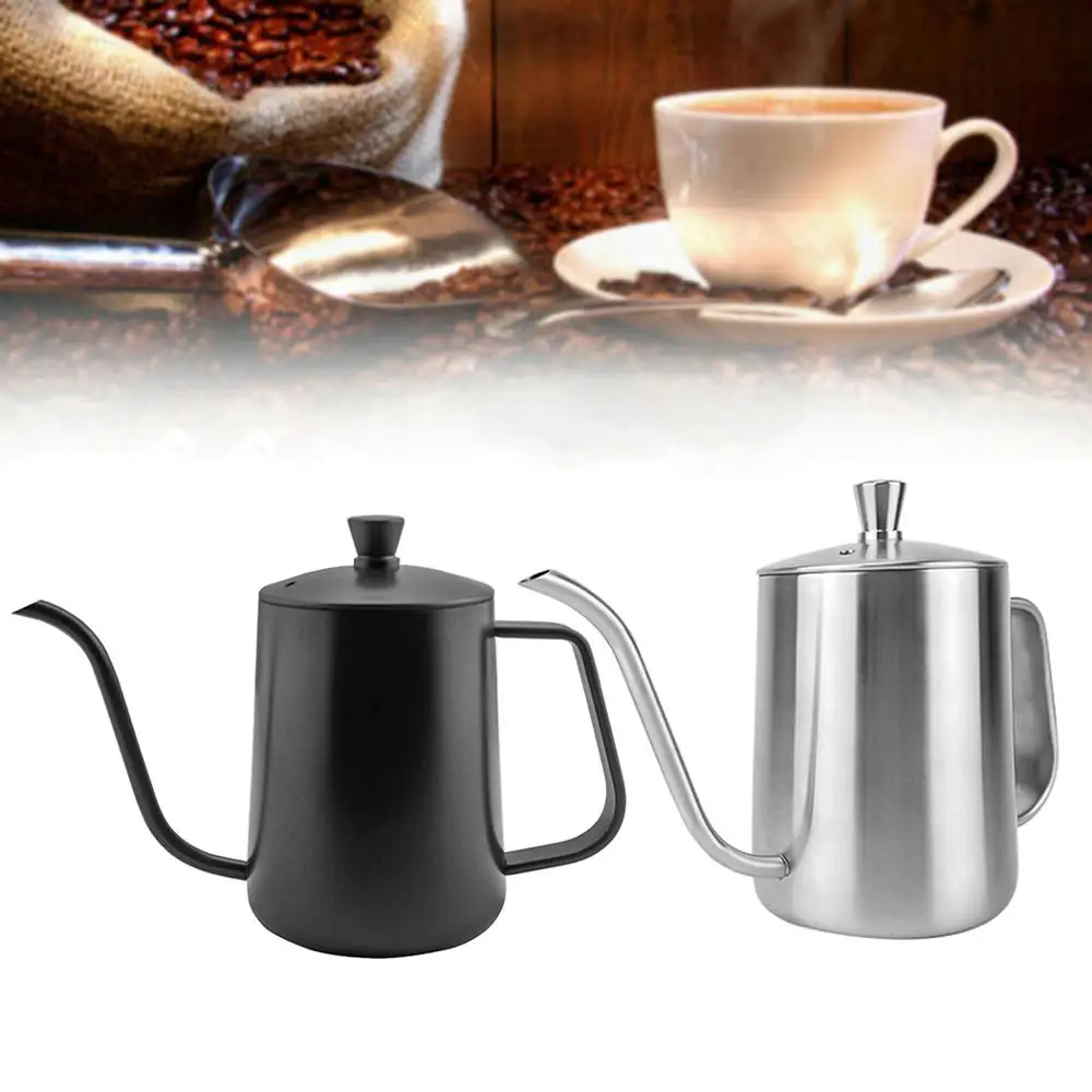 

Long Narrow Spout Goosenec Coffee Kettle Pot Stainless Steel For Coffee Maker