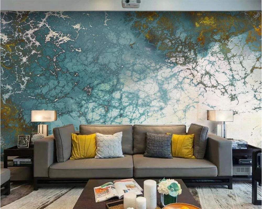 Beibehang индивидуальный новый модный трехмерный светильник роскошные золотые обои