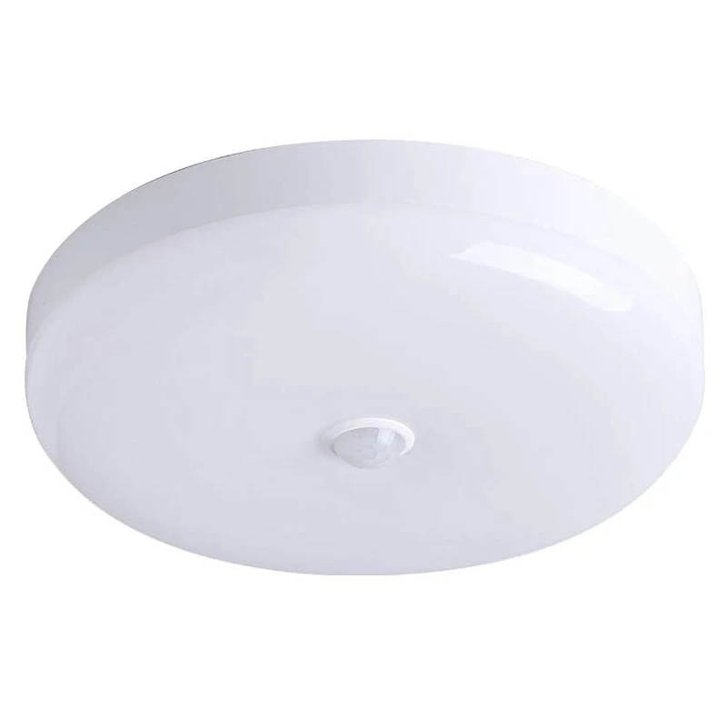

Светодиодный потолочный светильник, кругласветодиодный водонепроницаемая лампа с датчиком движения, 30 Вт, подходит для спальни, 25 см