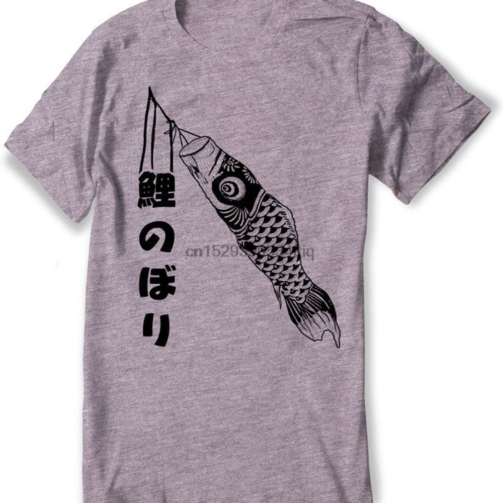 Футболка Koinobori японская рубашка Koi карп windsocks манга женская унисекс|Мужские