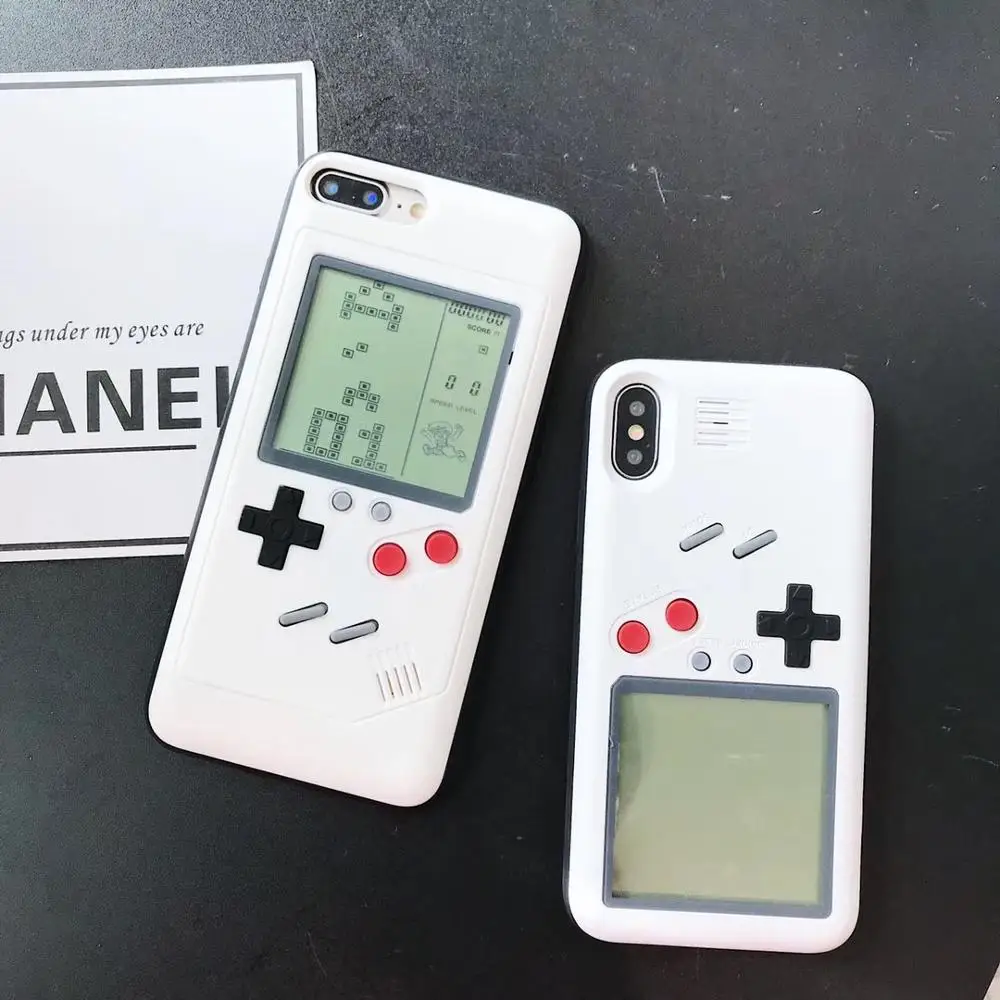 Ретро Teris Gameboy чехол для телефона для iPhone 11 Pro Max X XS MAX XR Мягкий ТПУ чехол для мальчика чехол для игры для Iphone 6 6S 7 8 Plus Capa