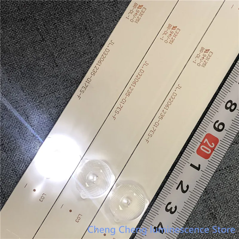 12 шт./лот для HD32-D2 ЖК-дисплей ТВ подсветка полосы RH43-D3202X-06A-JF JL.D32061235-017IS-F 577 мм 6V 6LED |